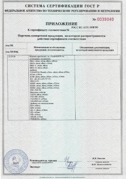 2017.10.11 Усолье-Сибирское - Приложение к сертификату Изделия крепежные т.м. Tech-KREP из полимерных материалов. ТУ 2291-001-99151810-2012
